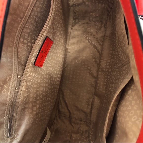 Kate spade Orange & Pink Leather Satchel - Picture 2 of 8